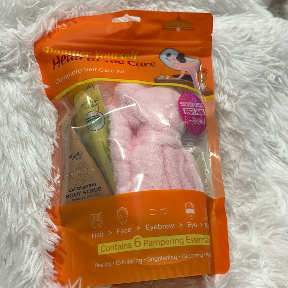 NEW Epielle Pamper Yourself Head-to-Toe Care Kit | 6pc Spa Gift Set | NIP - Picture 3 of 5